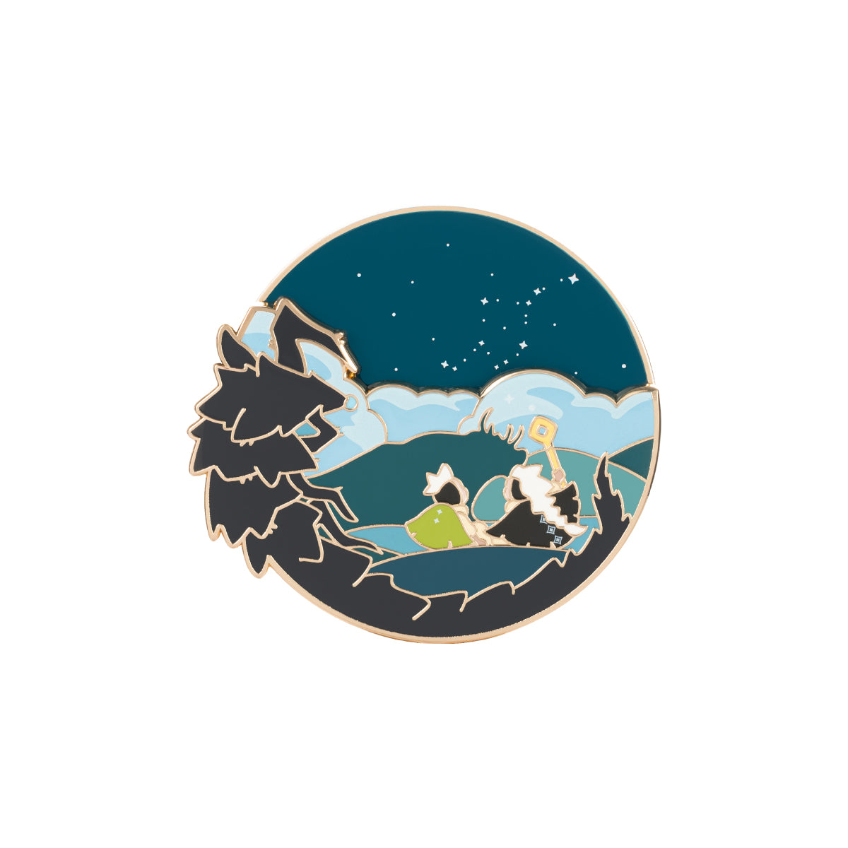 ピンバッジ 暗黒竜花火