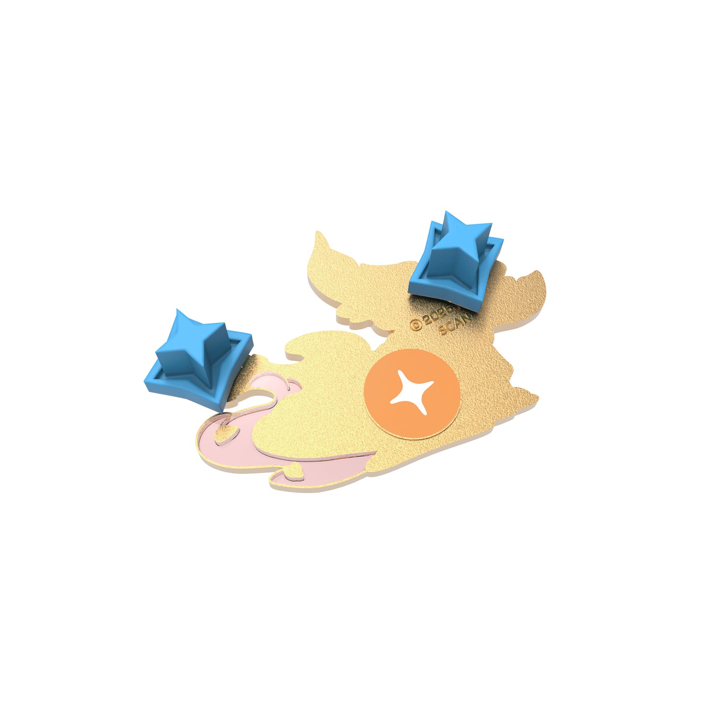 ピンバッジ バラの花びら