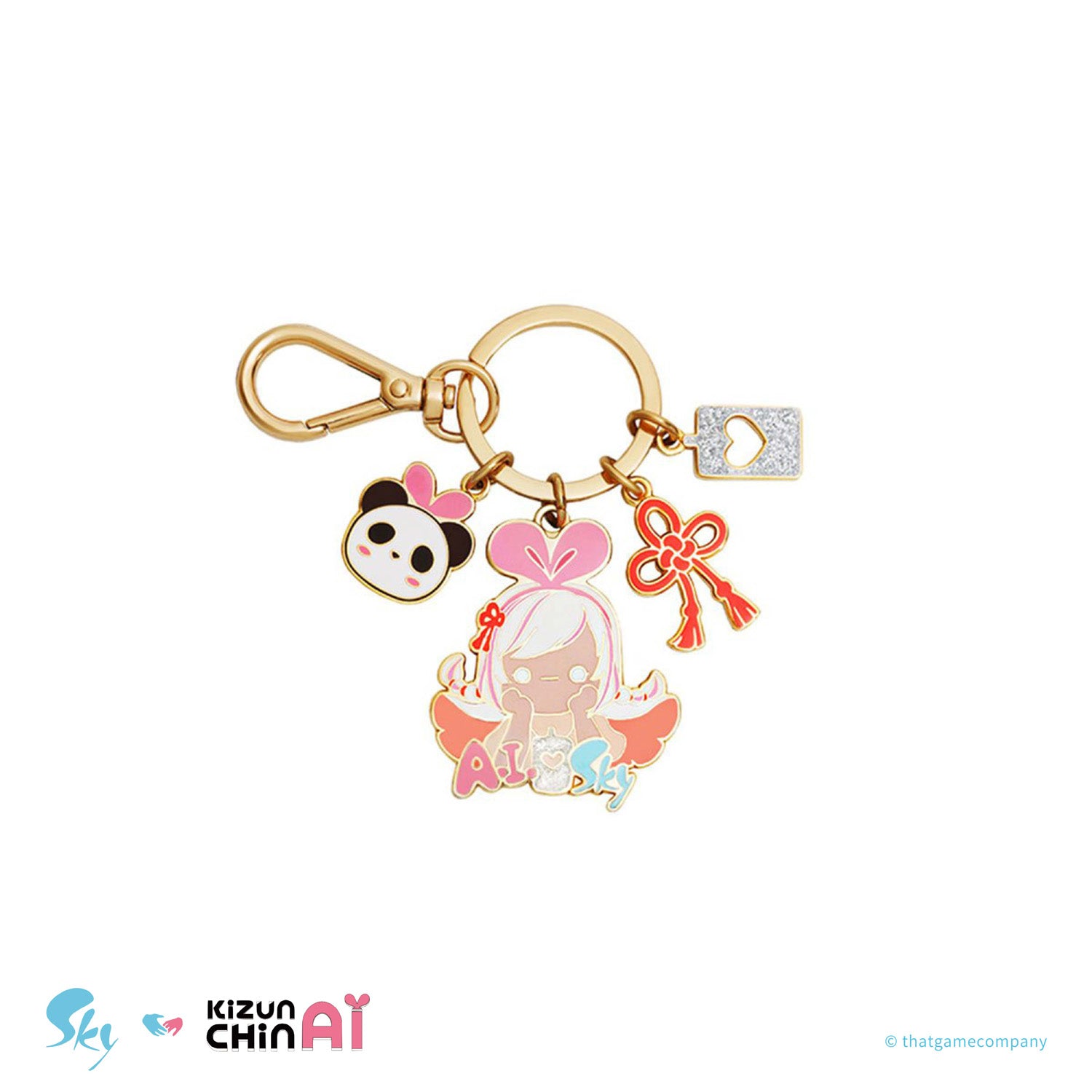 sky 星を紡ぐ子どもたち キズナアイ キーホルダー キーホルダー アイラブSky – thatskyshop JP