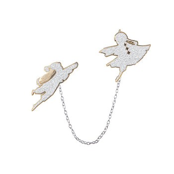 ピンバッジ あなたと私(ペア)