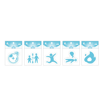 感情表現シール 5枚セット