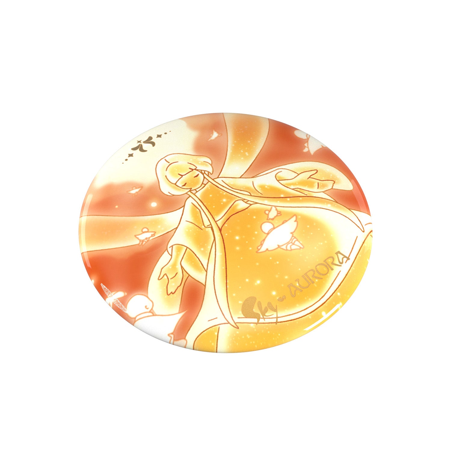 セレカラ 缶バッジ スカイ Blue-#1 ゲーム・おもちゃ・グッズ プリキュアプリティストア