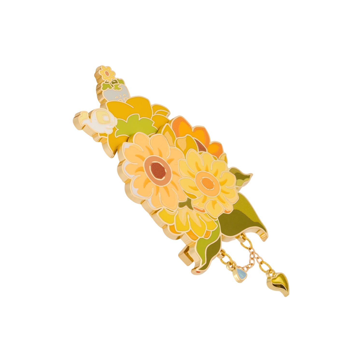 ピンバッジ 花笑むひまわり – thatskyshop