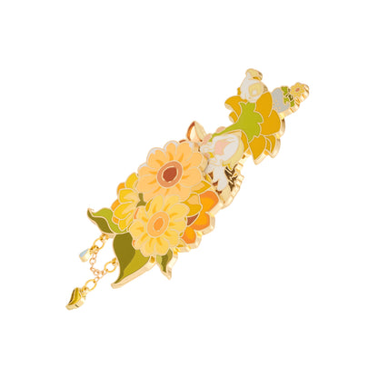 ピンバッジ  花笑むひまわり