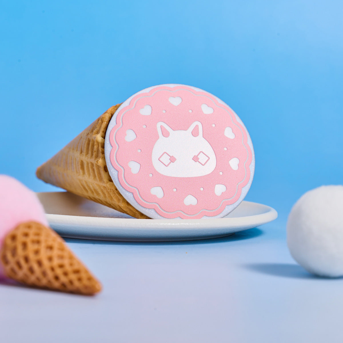 缶バッジ クッキー - 兎