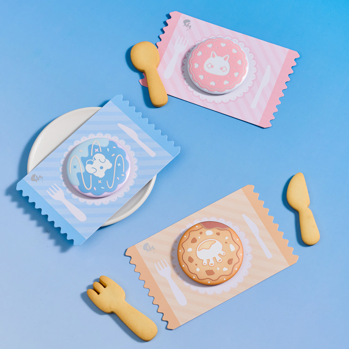 缶バッジ クッキー - 暗黒竜