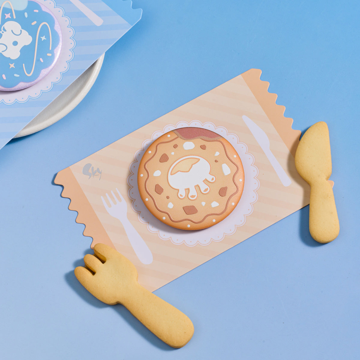 缶バッジ クッキー - 光の海月