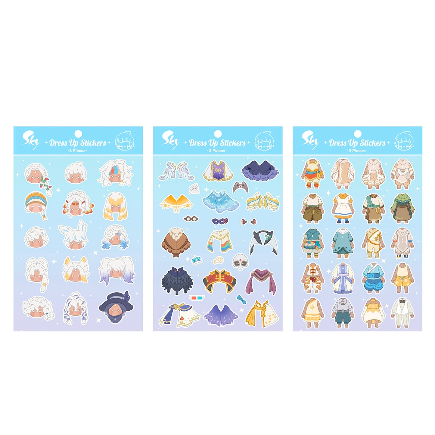 Sky 着せ替えシール - 星の子ども Ⅱ (3枚セット)