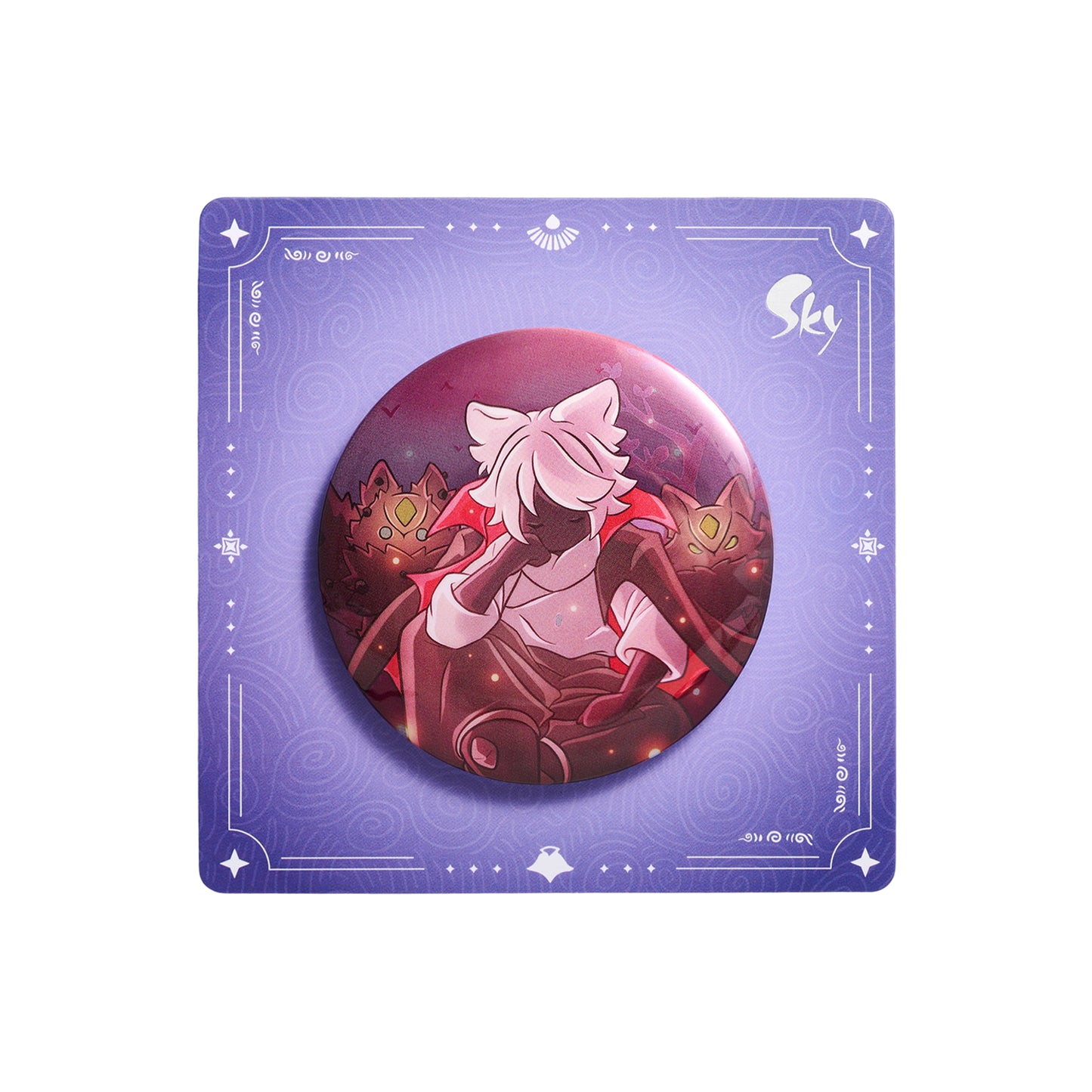 缶バッジ - いたずらふさふさ・ヘア