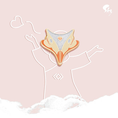 ピンバッジ 旅役者の仮面