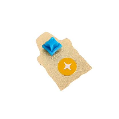 ピンバッジ 星月夜の砂漠