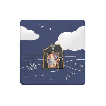 ピンバッジ 預言者の石窟