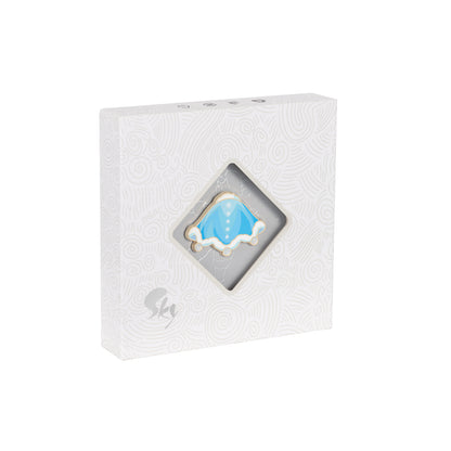 ピンバッジ 聖なる雪花ケープ