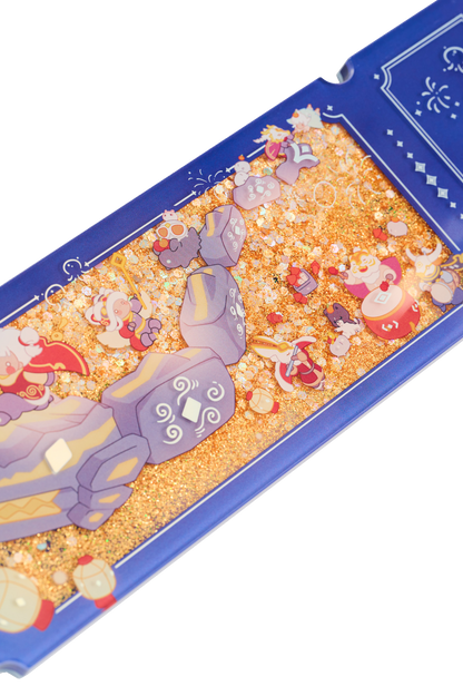 チケット風サンドグリッターアクリル - 来福の日々