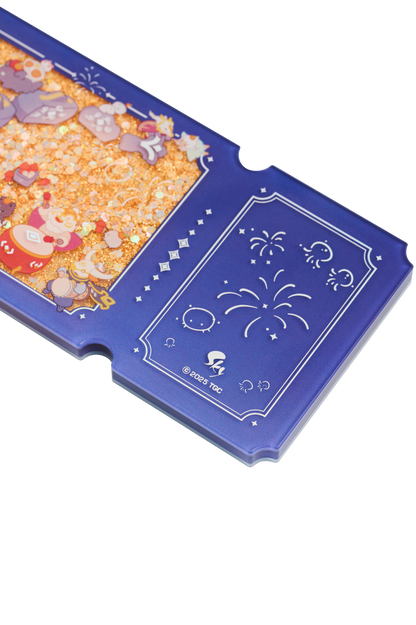 チケット風サンドグリッターアクリル - 来福の日々