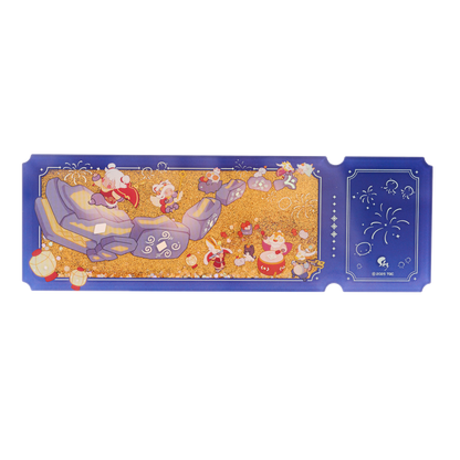 チケット風サンドグリッターアクリル - 来福の日々