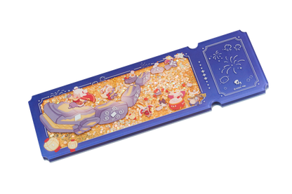 チケット風サンドグリッターアクリル - 来福の日々