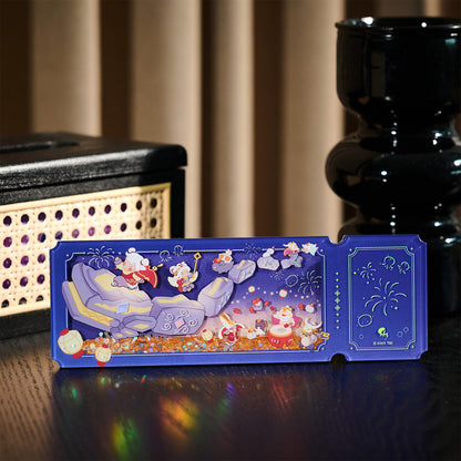 チケット風サンドグリッターアクリル - 来福の日々