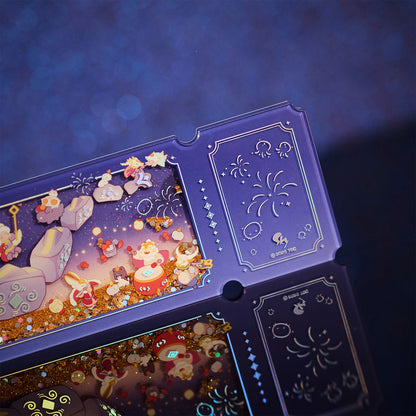 チケット風サンドグリッターアクリル - 来福の日々