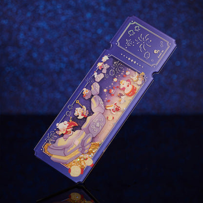 チケット風サンドグリッターアクリル - 来福の日々