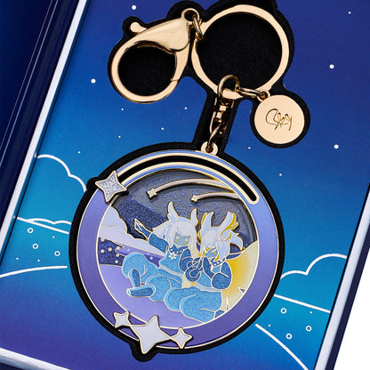 キーホルダー 流星チャーム