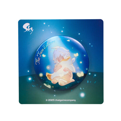 缶バッジ - 包み込む光