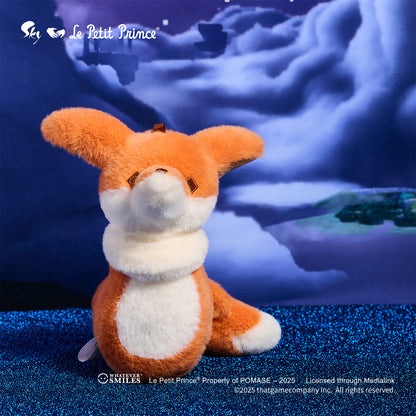 Sky × 星の王子さまキーホルダー ぬいぐるみバッジ - キツネ