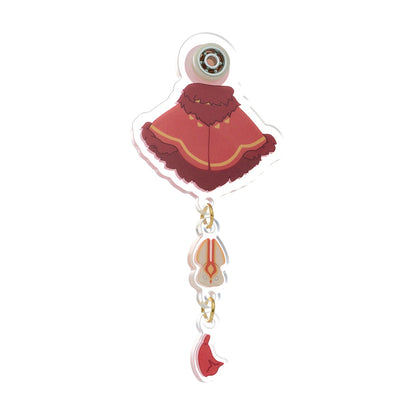 ゆらゆらアクリルキーホルダー - 来福の日々 兎マスク