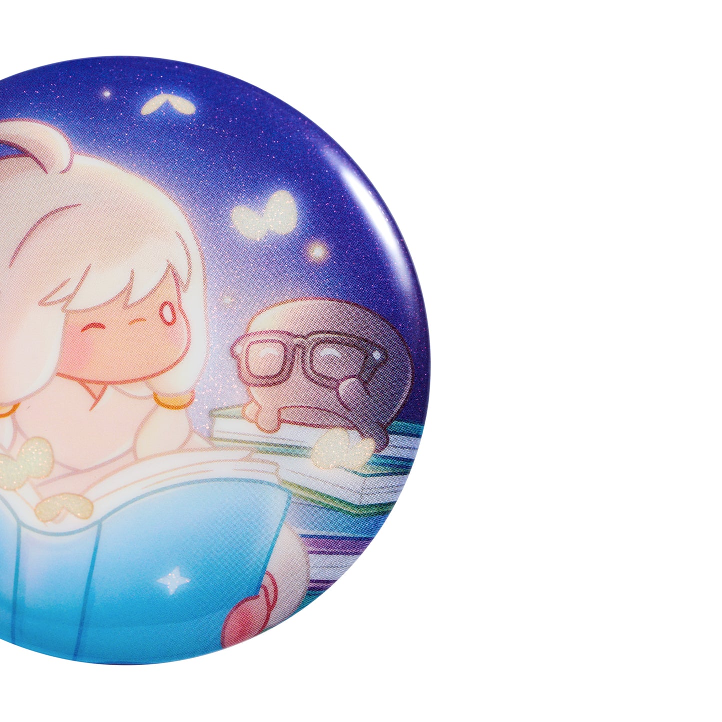 缶バッジ - 引っ込み思案な読書家