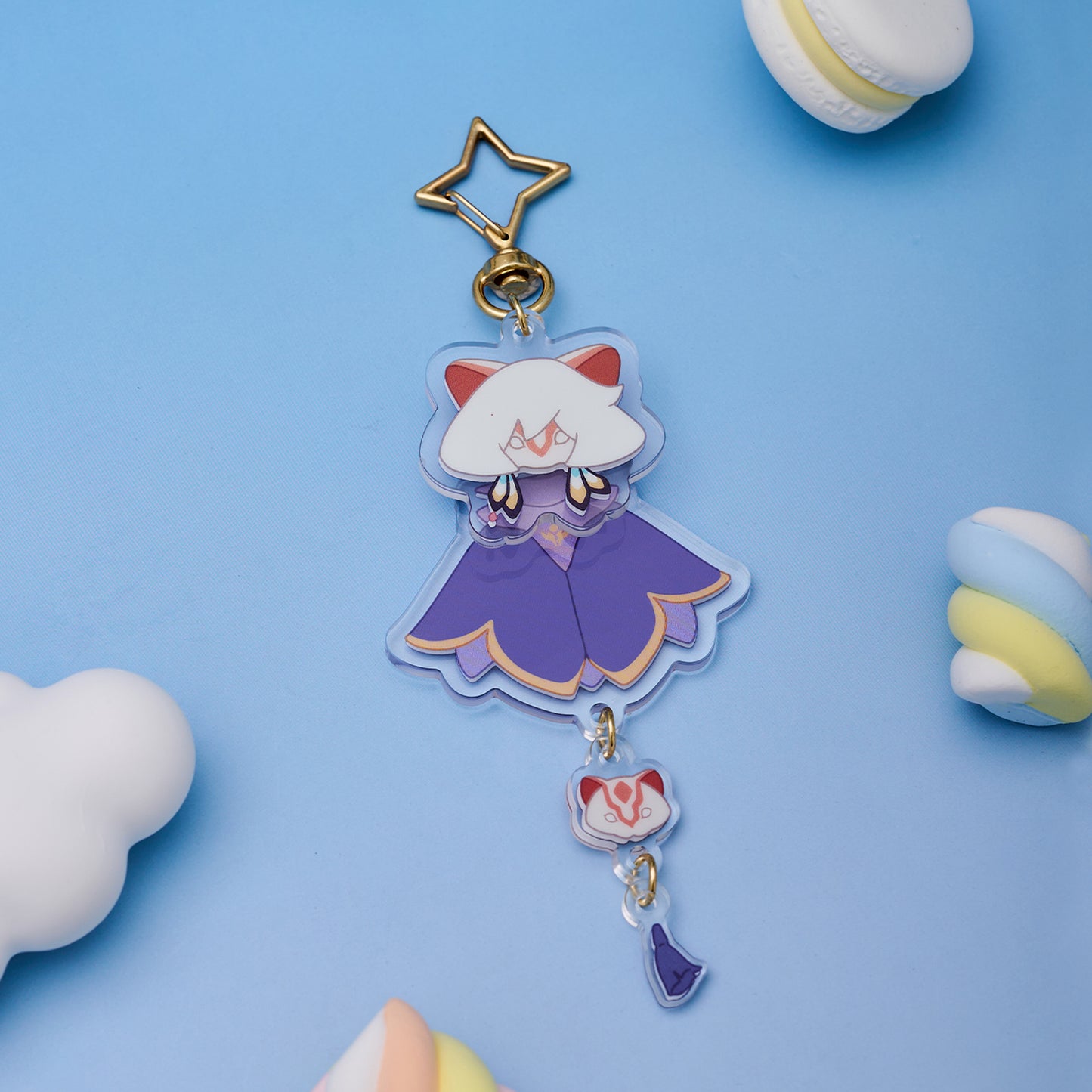 ゆらゆらアクリルキーホルダー - おませな漂流者