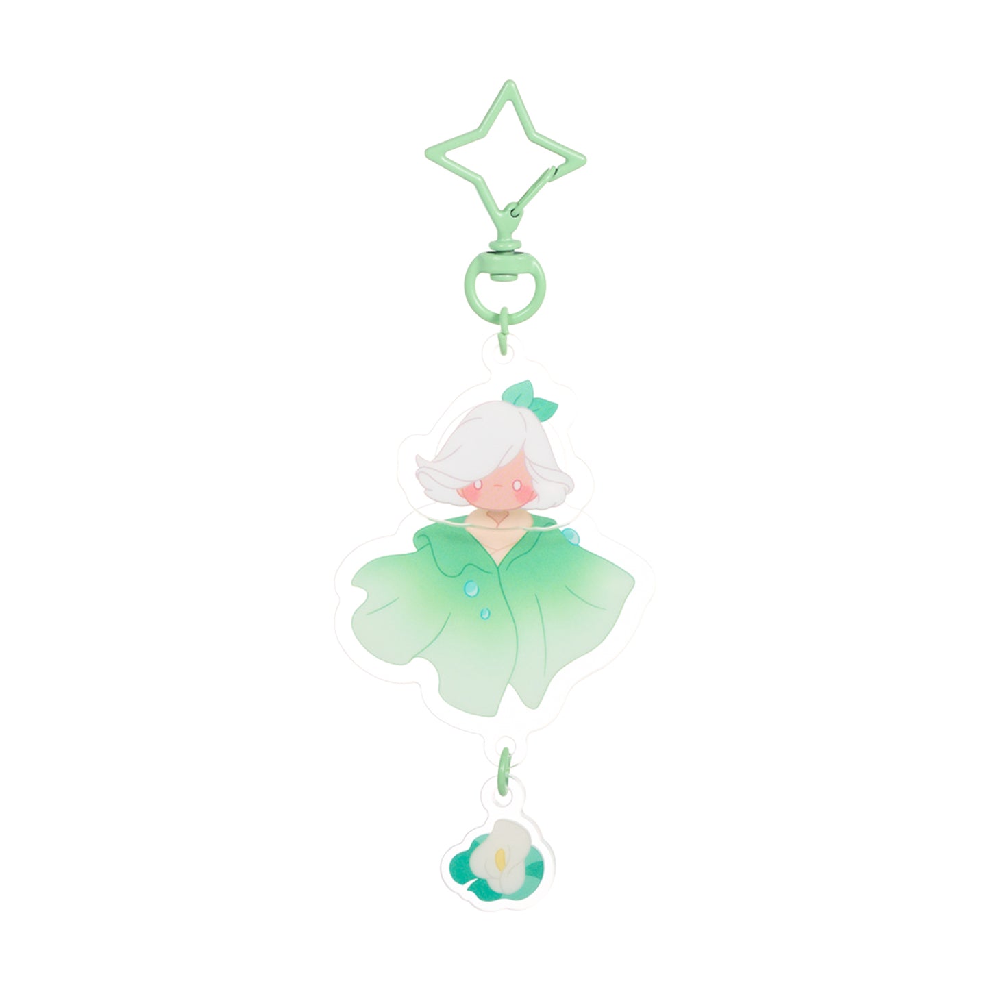 ゆらゆらアクリルキーホルダー - 花笑むアルム