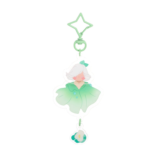ゆらゆらアクリルキーホルダー - 花笑むアルム