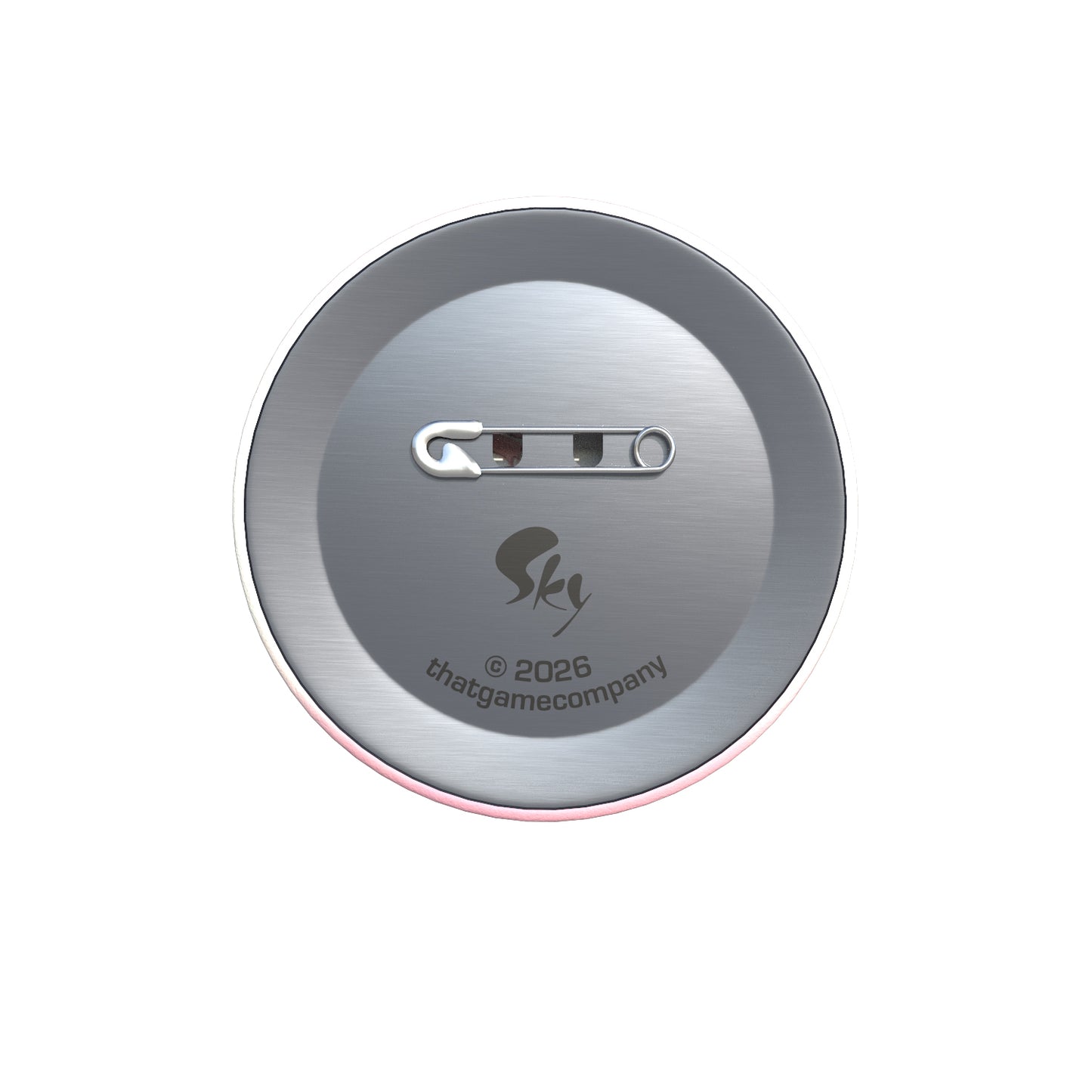 缶バッジ - 花笑むピンク