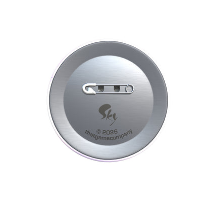 缶バッジ - 花笑むパープル