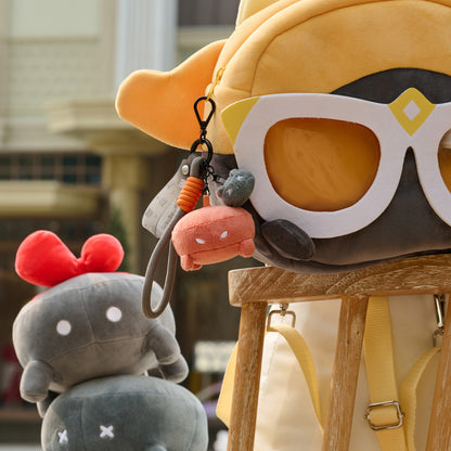 ぬいぐるみキーホルダー おこりんぼ闇の蟹