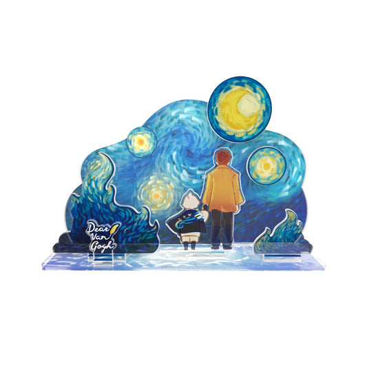 くるくるアクリルスタンド - 星月夜