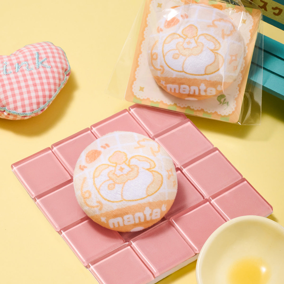 フロッキー缶バッジ