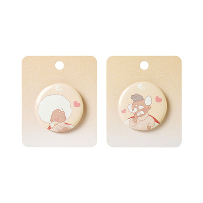 友情の缶バッジ