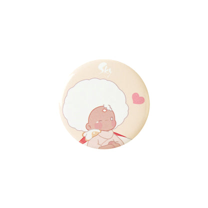 友情の缶バッジ