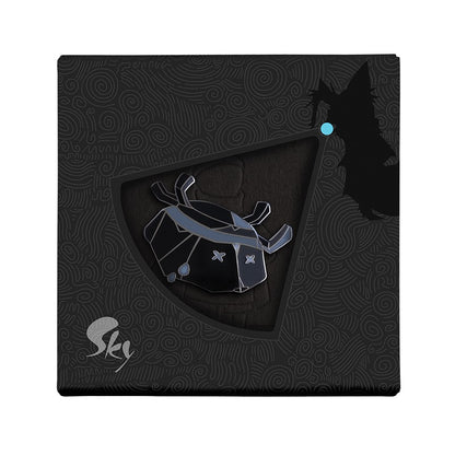 ピンバッジ ひっくり返り闇の蟹