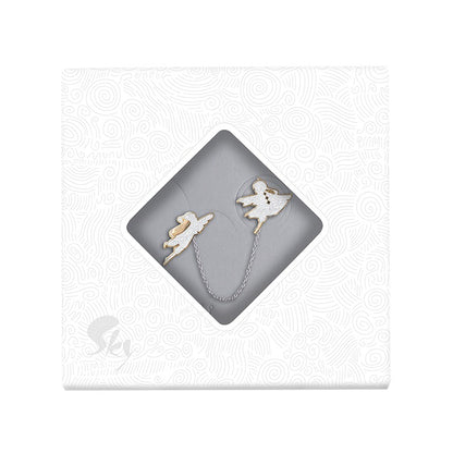 ピンバッジ あなたと私（ペア）