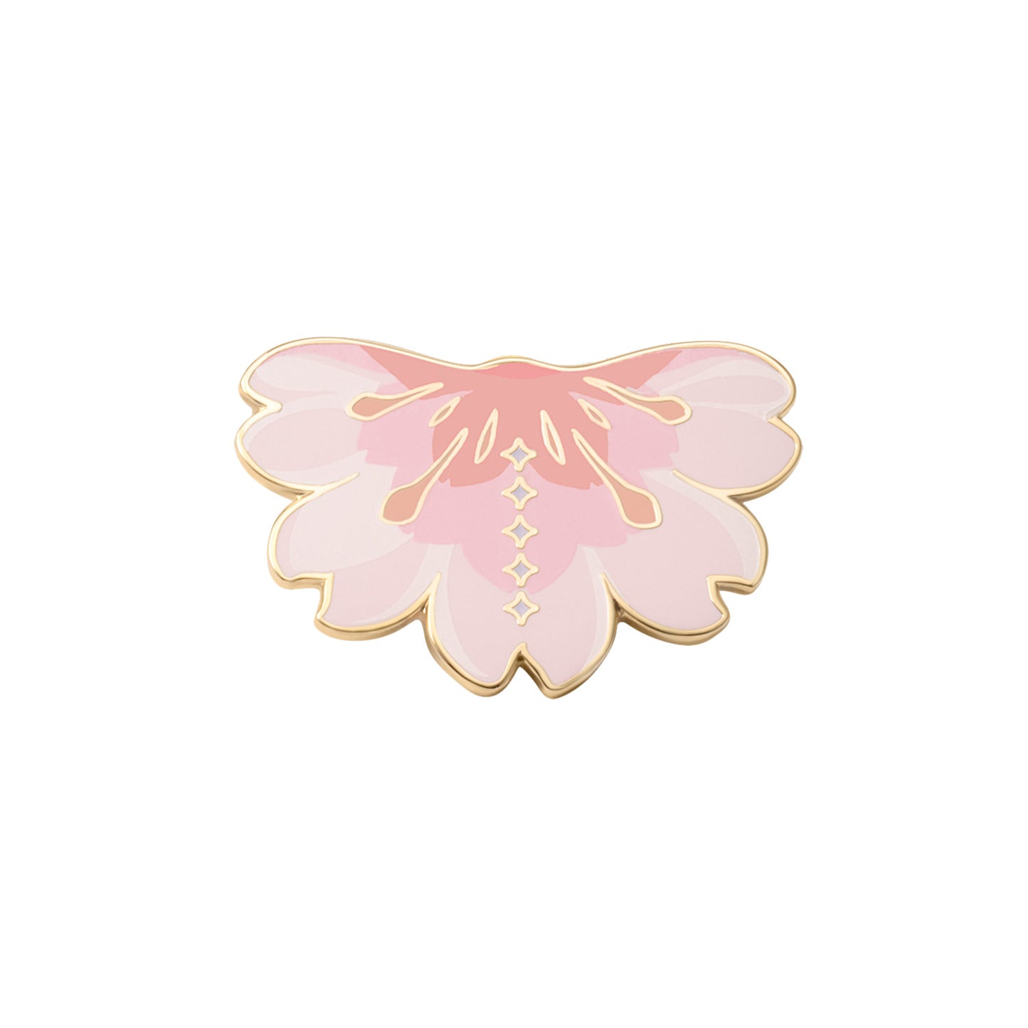ピンバッジ 花笑むケープ