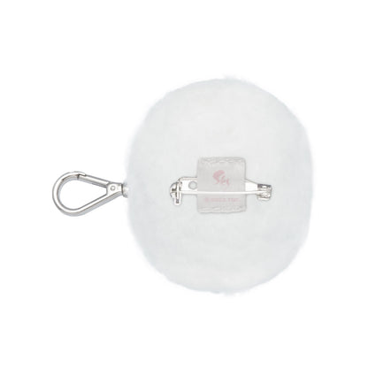 キーホルダー 兎ぬいぐるみバッジ