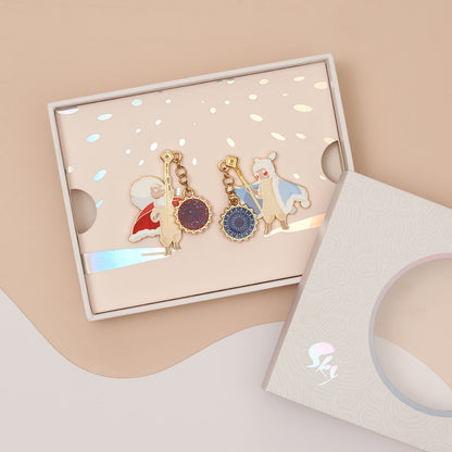 ピンバッジ 花火（ペア）